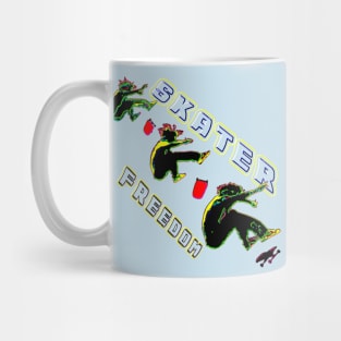 Skater Tre Flip freedom Mug